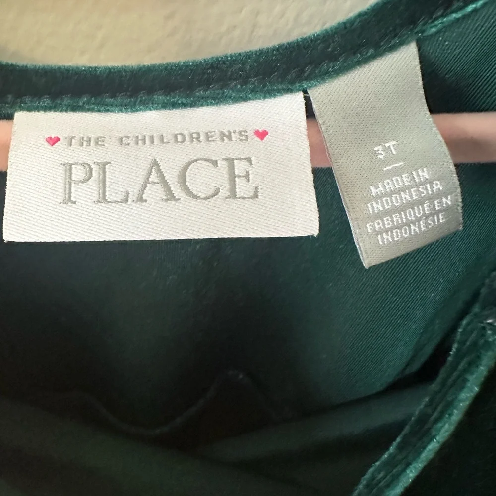 NWOT The Children’s Place Velvet Dress